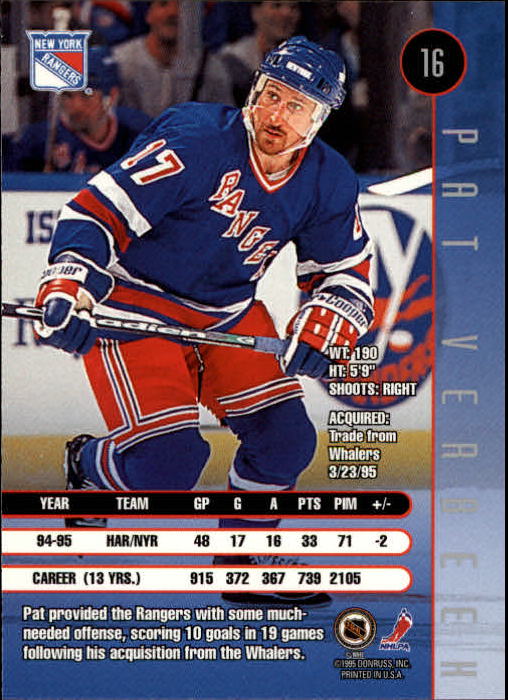 1995-96 Leaf Hockey Card #s 1-200 +Rookies (A6447) - You Pick - 10+ FREE SHIP - Picture 33 of 387