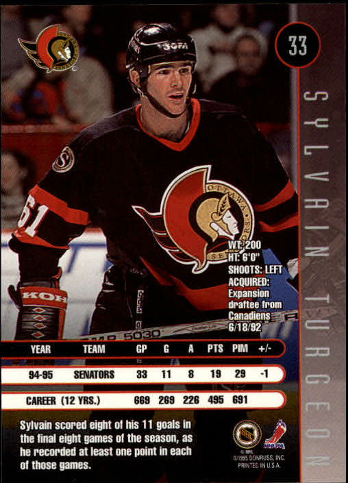 1995-96 Leaf Hockey Card #s 1-200 +Rookies (A6447) - You Pick - 10+ FREE SHIP - Picture 67 of 387