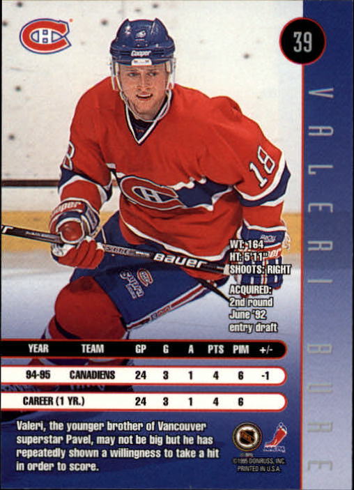 1995-96 Leaf Hockey Card #s 1-200 +Rookies (A6447) - You Pick - 10+ FREE SHIP - Picture 77 of 387