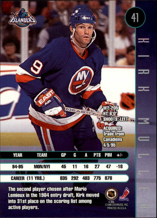 1995-96 Leaf Hockey Card #s 1-200 +Rookies (A6447) - You Pick - 10+ FREE SHIP - Picture 81 of 387