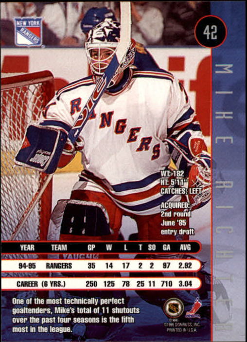 1995-96 Leaf Hockey Card #s 1-200 +Rookies (A6447) - You Pick - 10+ FREE SHIP - Picture 83 of 387