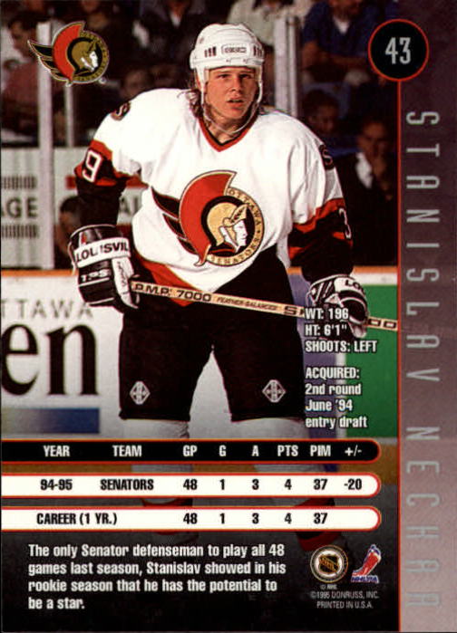 1995-96 Leaf Hockey Card #s 1-200 +Rookies (A6447) - You Pick - 10+ FREE SHIP - Picture 85 of 387