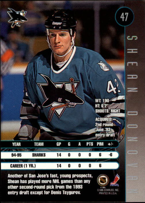 1995-96 Leaf Hockey Card #s 1-200 +Rookies (A6447) - You Pick - 10+ FREE SHIP - Picture 93 of 387