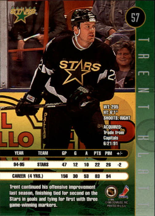 1995-96 Leaf Hockey Card #s 1-200 +Rookies (A6447) - You Pick - 10+ FREE SHIP - Picture 111 of 387