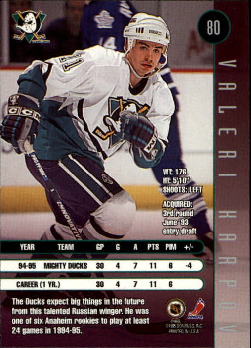 1995-96 Leaf Hockey Card #s 1-200 +Rookies (A6447) - You Pick - 10+ FREE SHIP - Picture 153 of 387