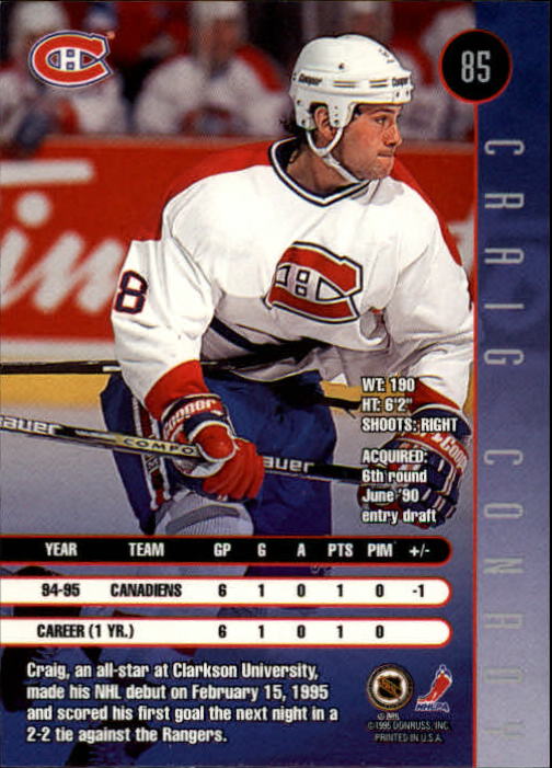 1995-96 Leaf Hockey Card #s 1-200 +Rookies (A6447) - You Pick - 10+ FREE SHIP - Picture 161 of 387