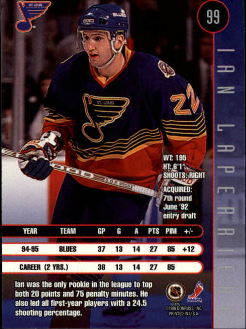 1995-96 Leaf Hockey Card #s 1-200 +Rookies (A6447) - You Pick - 10+ FREE SHIP - Picture 189 of 387