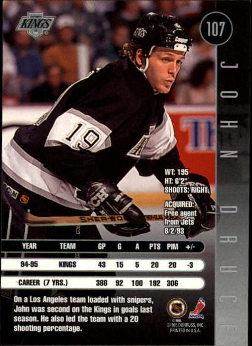 1995-96 Leaf Hockey Card #s 1-200 +Rookies (A6447) - You Pick - 10+ FREE SHIP - Picture 205 of 387