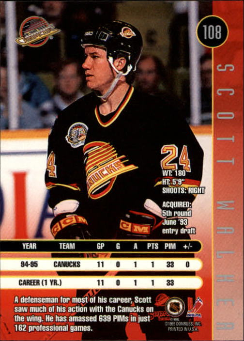 1995-96 Leaf Hockey Card #s 1-200 +Rookies (A6447) - You Pick - 10+ FREE SHIP - Picture 207 of 387