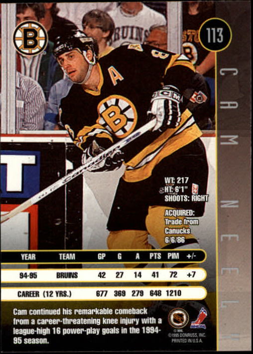 1995-96 Leaf Hockey Card #s 1-200 +Rookies (A6447) - You Pick - 10+ FREE SHIP - Picture 215 of 387