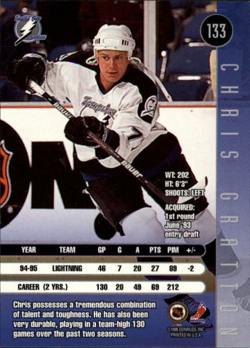 1995-96 Leaf Hockey Card #s 1-200 +Rookies (A6447) - You Pick - 10+ FREE SHIP - Picture 255 of 387