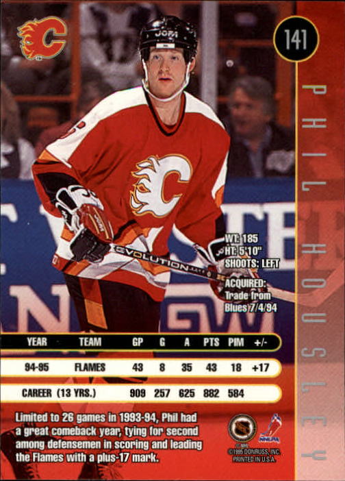 1995-96 Leaf Hockey Card #s 1-200 +Rookies (A6447) - You Pick - 10+ FREE SHIP - Picture 271 of 387