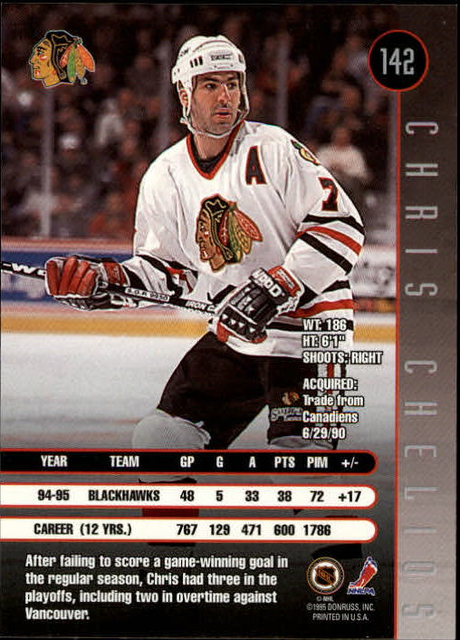 1995-96 Leaf Hockey Card #s 1-200 +Rookies (A6447) - You Pick - 10+ FREE SHIP - Picture 273 of 387