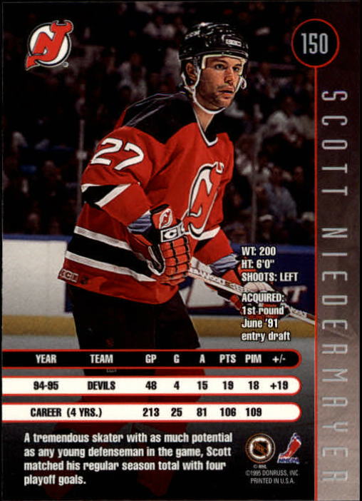 1995-96 Leaf Hockey Card #s 1-200 +Rookies (A6447) - You Pick - 10+ FREE SHIP - Picture 289 of 387