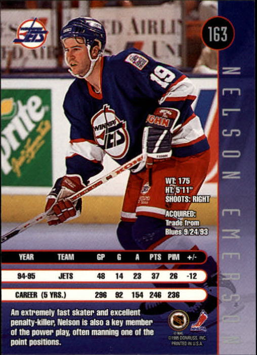 1995-96 Leaf Hockey Card #s 1-200 +Rookies (A6447) - You Pick - 10+ FREE SHIP - Picture 313 of 387