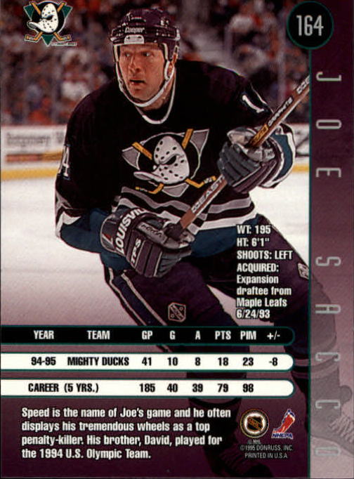 1995-96 Leaf Hockey Card #s 1-200 +Rookies (A6447) - You Pick - 10+ FREE SHIP - Picture 315 of 387