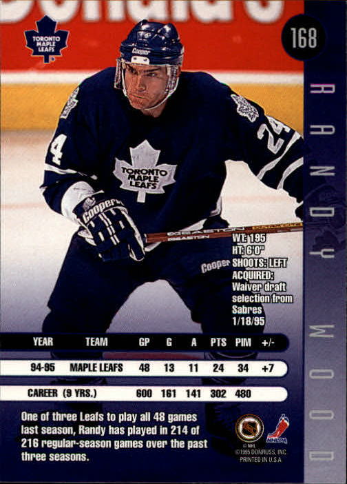1995-96 Leaf Hockey Card #s 1-200 +Rookies (A6447) - You Pick - 10+ FREE SHIP - Picture 323 of 387