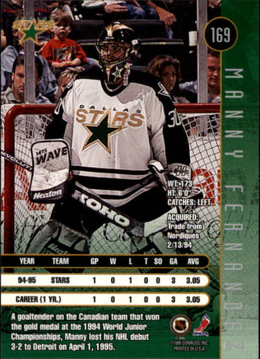 1995-96 Leaf Hockey Card #s 1-200 +Rookies (A6447) - You Pick - 10+ FREE SHIP - Picture 325 of 387