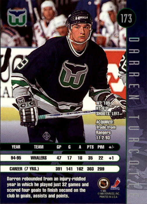 1995-96 Leaf Hockey Card #s 1-200 +Rookies (A6447) - You Pick - 10+ FREE SHIP - Picture 333 of 387
