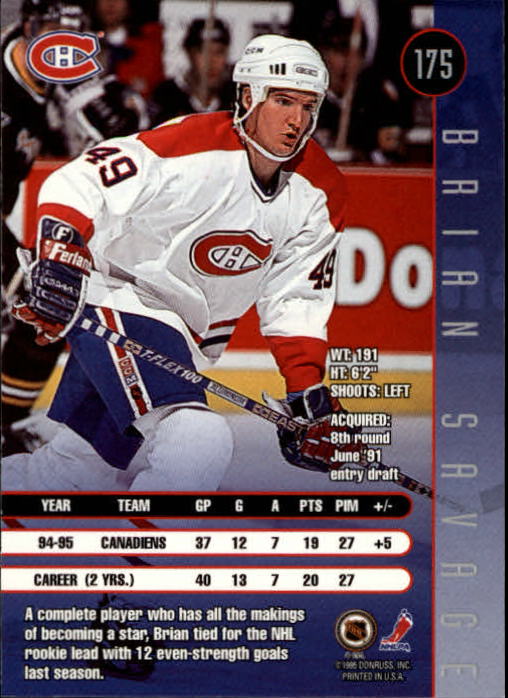 1995-96 Leaf Hockey Card #s 1-200 +Rookies (A6447) - You Pick - 10+ FREE SHIP - Picture 337 of 387