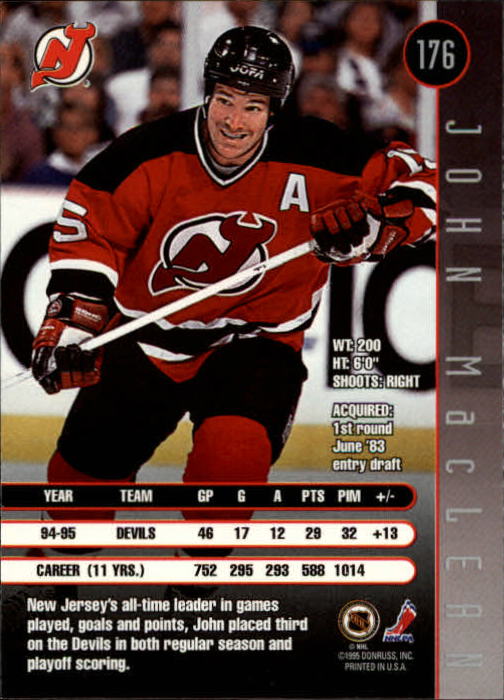 1995-96 Leaf Hockey Card #s 1-200 +Rookies (A6447) - You Pick - 10+ FREE SHIP - Picture 339 of 387