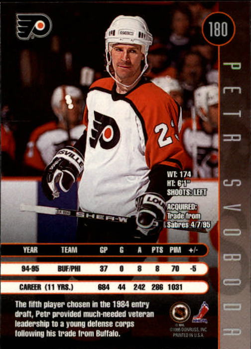 1995-96 Leaf Hockey Card #s 1-200 +Rookies (A6447) - You Pick - 10+ FREE SHIP - Picture 347 of 387