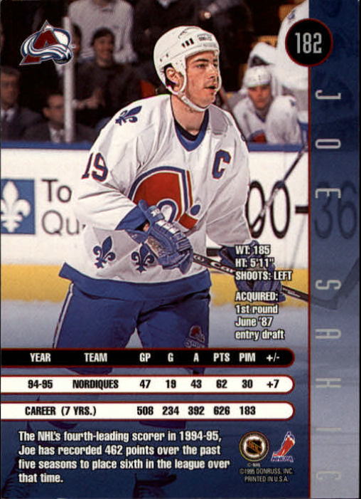 1995-96 Leaf Hockey Card #s 1-200 +Rookies (A6447) - You Pick - 10+ FREE SHIP - Picture 351 of 387