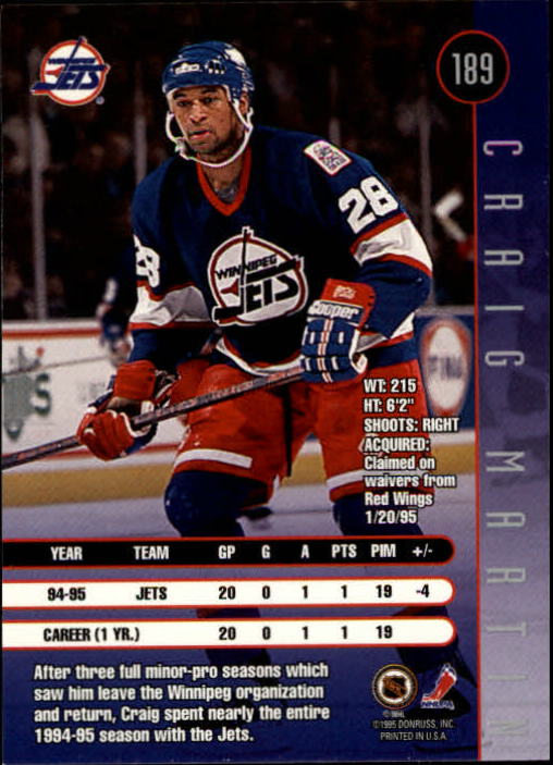 1995-96 Leaf Hockey Card #s 1-200 +Rookies (A6447) - You Pick - 10+ FREE SHIP - Picture 365 of 387