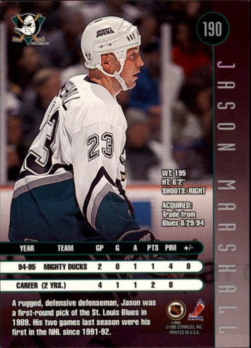1995-96 Leaf Hockey Card #s 1-200 +Rookies (A6447) - You Pick - 10+ FREE SHIP - Picture 367 of 387