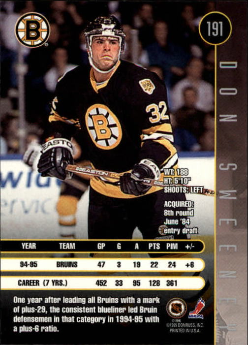 1995-96 Leaf Hockey Card #s 1-200 +Rookies (A6447) - You Pick - 10+ FREE SHIP - Picture 369 of 387