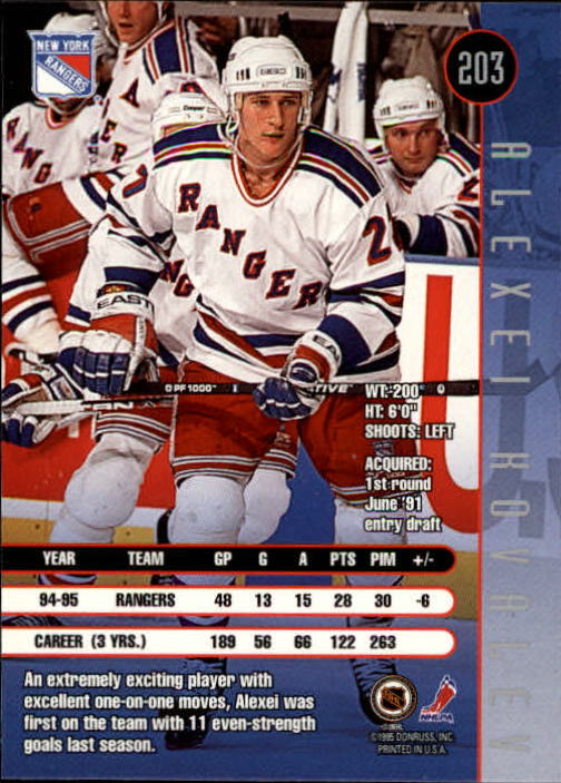 1995-96 Leaf Hockey Cards 201-330 +Rookies (A6447) - You Pick - 10+ FREE SHIP - Picture 7 of 249