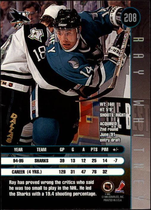 1995-96 Leaf Hockey Cards 201-330 +Rookies (A6447) - You Pick - 10+ FREE SHIP - Picture 17 of 249