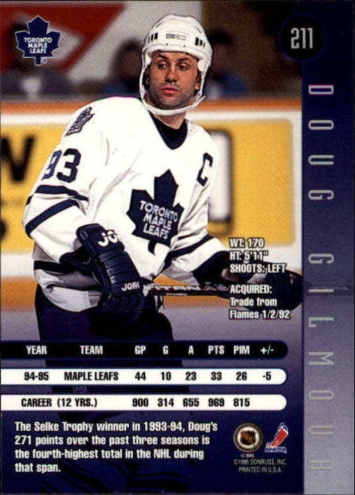 1995-96 Leaf Hockey Cards 201-330 +Rookies (A6447) - You Pick - 10+ FREE SHIP - Picture 23 of 249