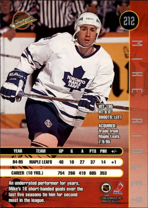 1995-96 Leaf Hockey Cards 201-330 +Rookies (A6447) - You Pick - 10+ FREE SHIP - Picture 25 of 249
