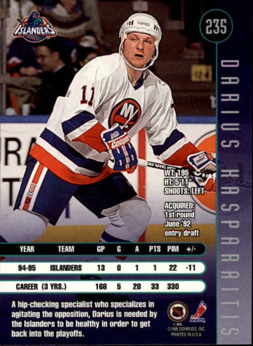 1995-96 Leaf Hockey Cards 201-330 +Rookies (A6447) - You Pick - 10+ FREE SHIP - Picture 67 of 249