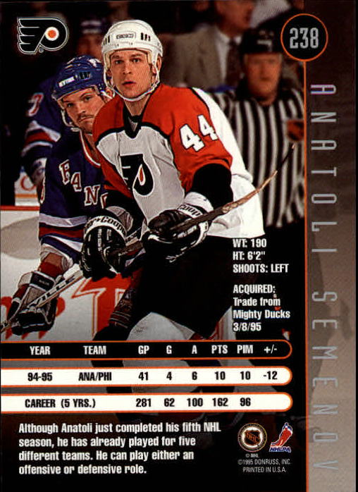 1995-96 Leaf Hockey Cards 201-330 +Rookies (A6447) - You Pick - 10+ FREE SHIP - Picture 73 of 249