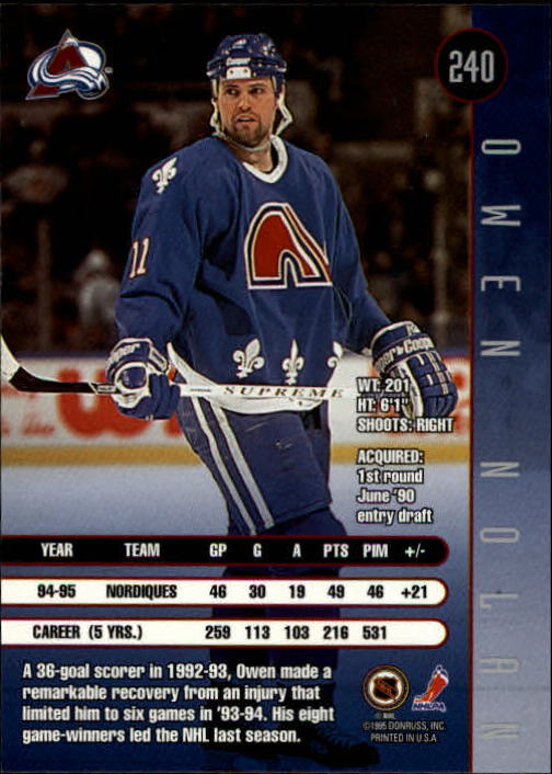 1995-96 Leaf Hockey Cards 201-330 +Rookies (A6447) - You Pick - 10+ FREE SHIP - Picture 77 of 249