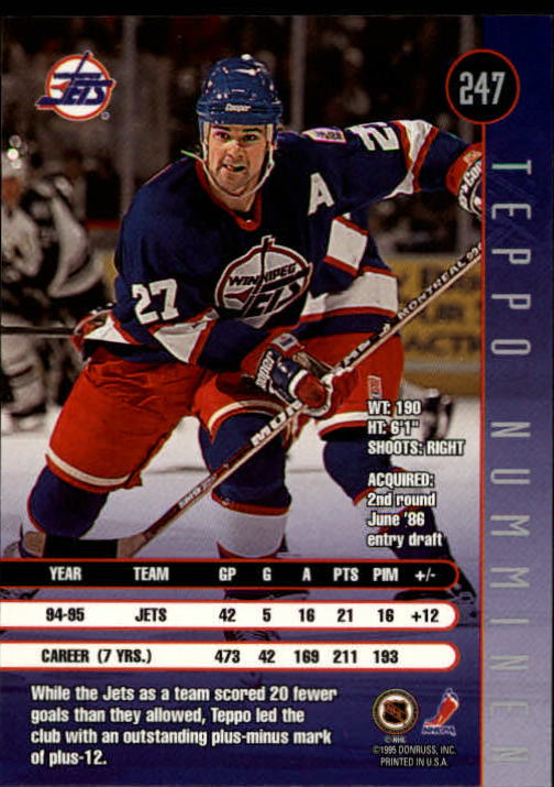 1995-96 Leaf Hockey Cards 201-330 +Rookies (A6447) - You Pick - 10+ FREE SHIP - Picture 89 of 249