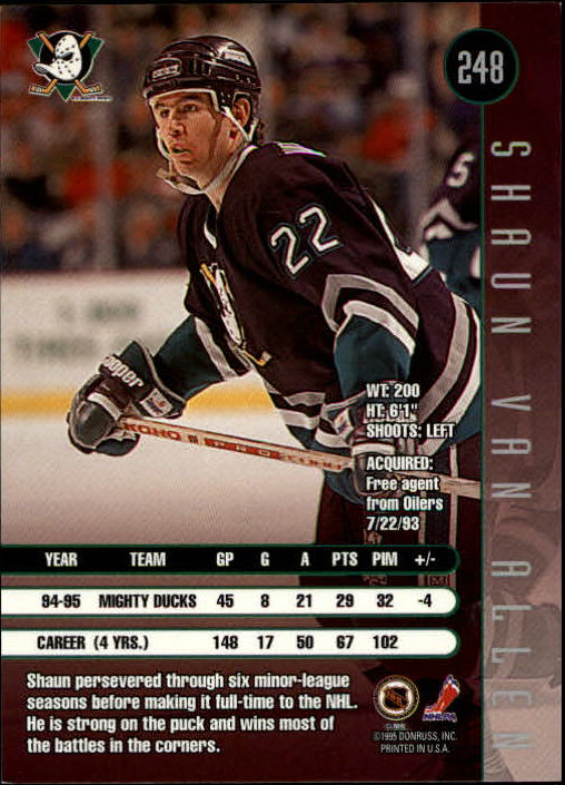 1995-96 Leaf Hockey Cards 201-330 +Rookies (A6447) - You Pick - 10+ FREE SHIP - Picture 91 of 249
