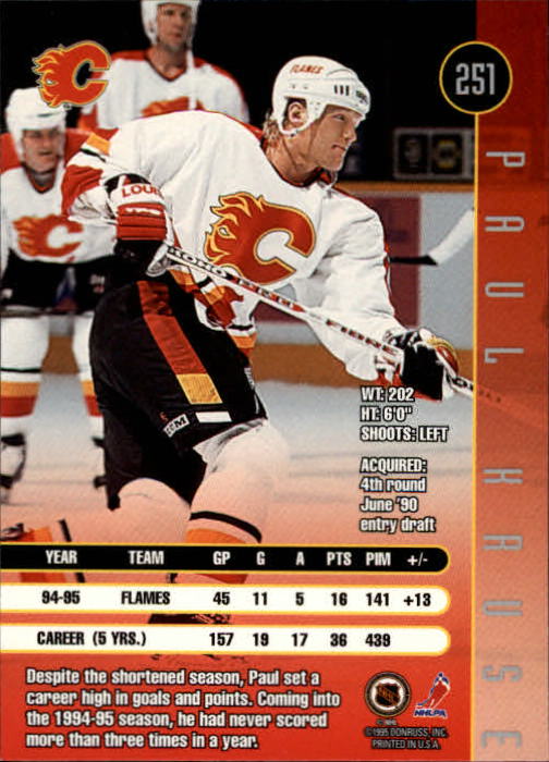 1995-96 Leaf Hockey Cards 201-330 +Rookies (A6447) - You Pick - 10+ FREE SHIP - Picture 97 of 249