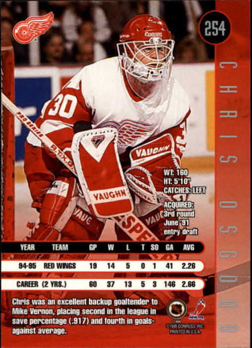 1995-96 Leaf Hockey Cards 201-330 +Rookies (A6447) - You Pick - 10+ FREE SHIP - Picture 103 of 249