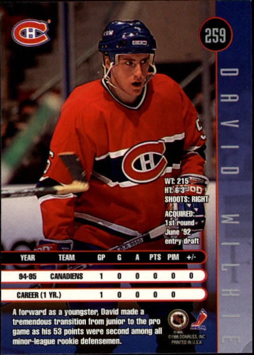 1995-96 Leaf Hockey Cards 201-330 +Rookies (A6447) - You Pick - 10+ FREE SHIP - Picture 113 of 249