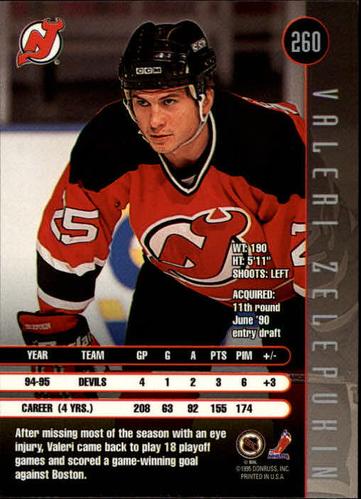 1995-96 Leaf Hockey Cards 201-330 +Rookies (A6447) - You Pick - 10+ FREE SHIP - Picture 115 of 249