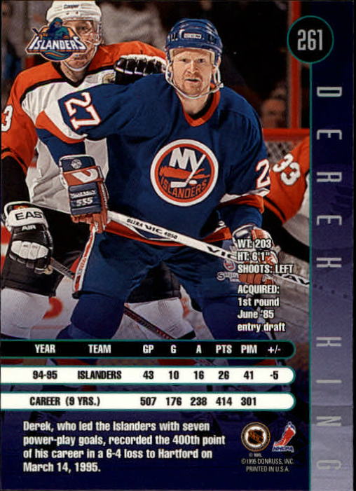 1995-96 Leaf Hockey Cards 201-330 +Rookies (A6447) - You Pick - 10+ FREE SHIP - Picture 117 of 249