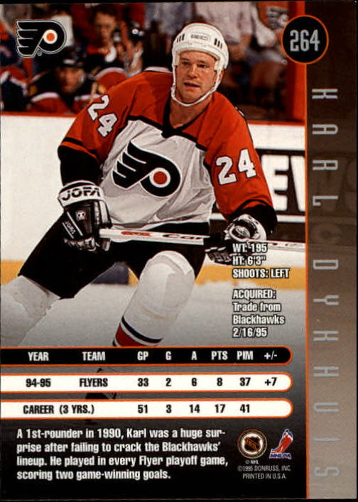 1995-96 Leaf Hockey Cards 201-330 +Rookies (A6447) - You Pick - 10+ FREE SHIP - Picture 123 of 249