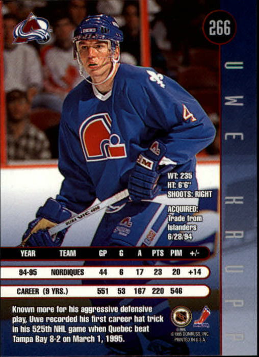 1995-96 Leaf Hockey Cards 201-330 +Rookies (A6447) - You Pick - 10+ FREE SHIP - Picture 125 of 249