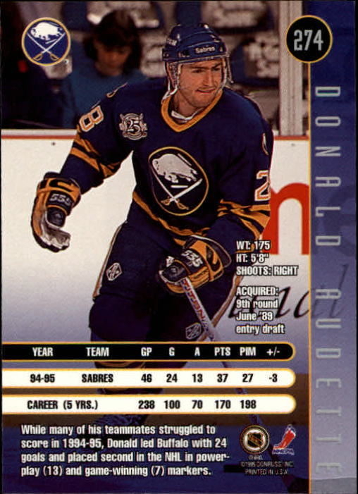 1995-96 Leaf Hockey Cards 201-330 +Rookies (A6447) - You Pick - 10+ FREE SHIP - Picture 141 of 249