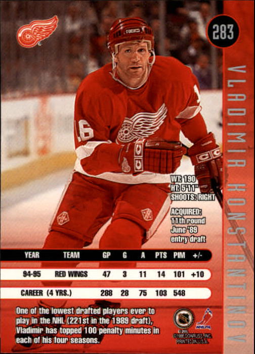 1995-96 Leaf Hockey Cards 201-330 +Rookies (A6447) - You Pick - 10+ FREE SHIP - Picture 159 of 249