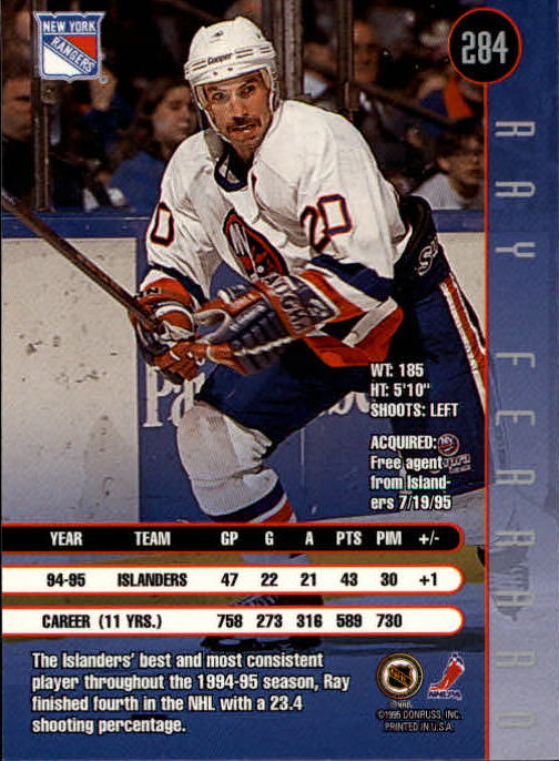 1995-96 Leaf Hockey Cards 201-330 +Rookies (A6447) - You Pick - 10+ FREE SHIP - Picture 161 of 249