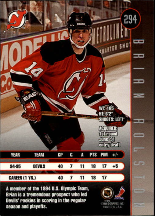 1995-96 Leaf Hockey Cards 201-330 +Rookies (A6447) - You Pick - 10+ FREE SHIP - Picture 181 of 249